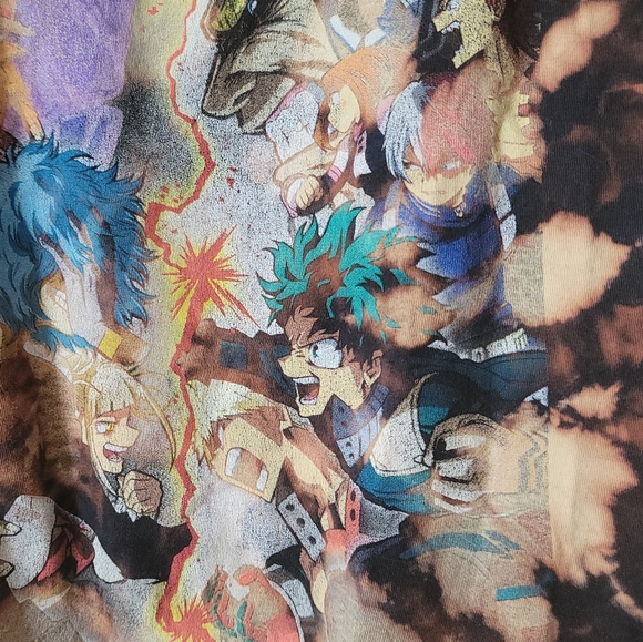 MY HERO ACADEMIA Tie Dye Cotton T-Shirt, Size S - Picture 6 of 8